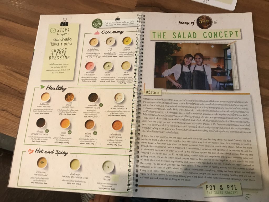 チェンマイで野菜尽くし🌟 地元で人気のSalad Concept