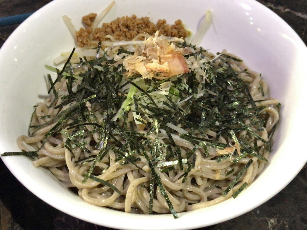 つけ蕎麦 六文銭の魚介つけ蕎麦カツオ風味400g(780円)