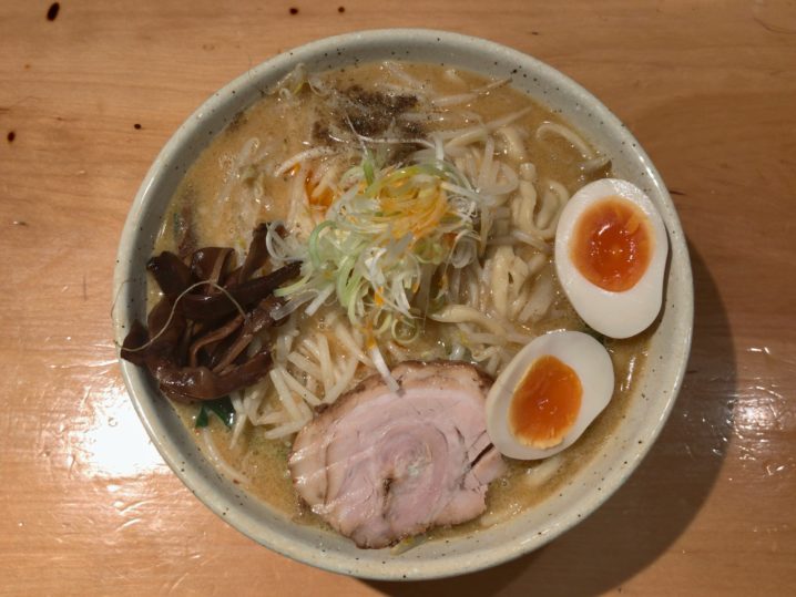 つじ田味噌の章のバリ味噌ラーメンが美味しい✨