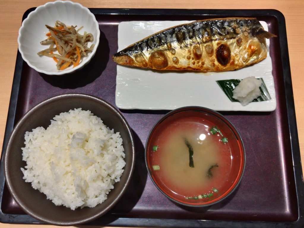 やまやの塩サバ定食(1,000円)
