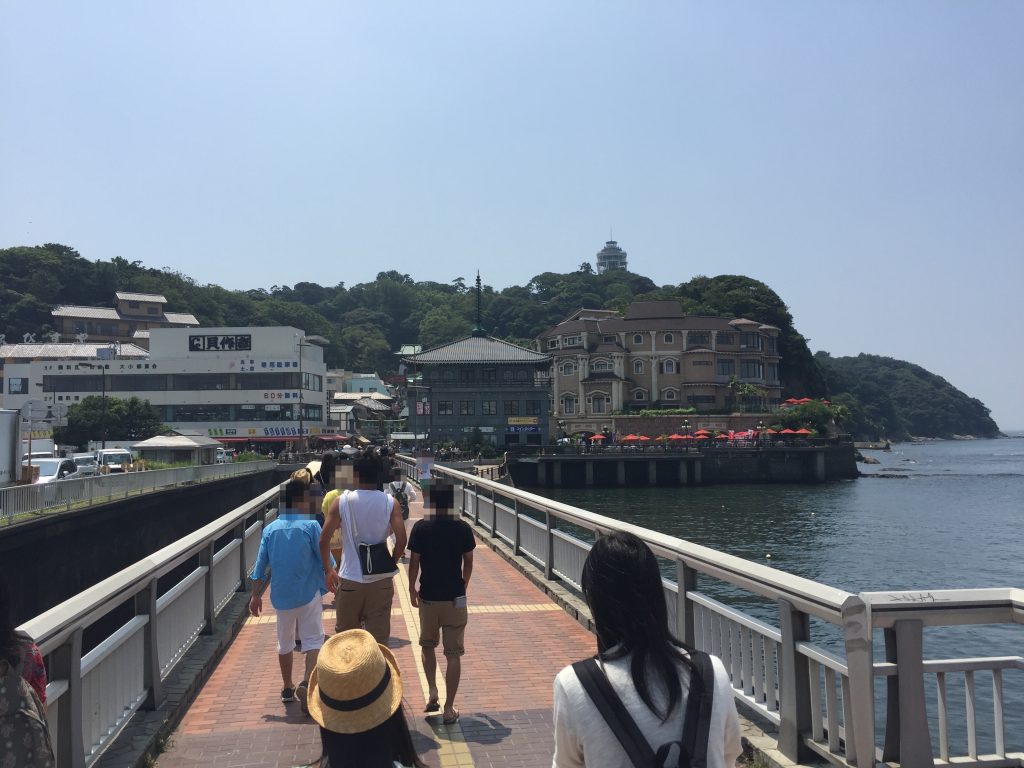 ポケモンGOで江ノ島の橋をわたる