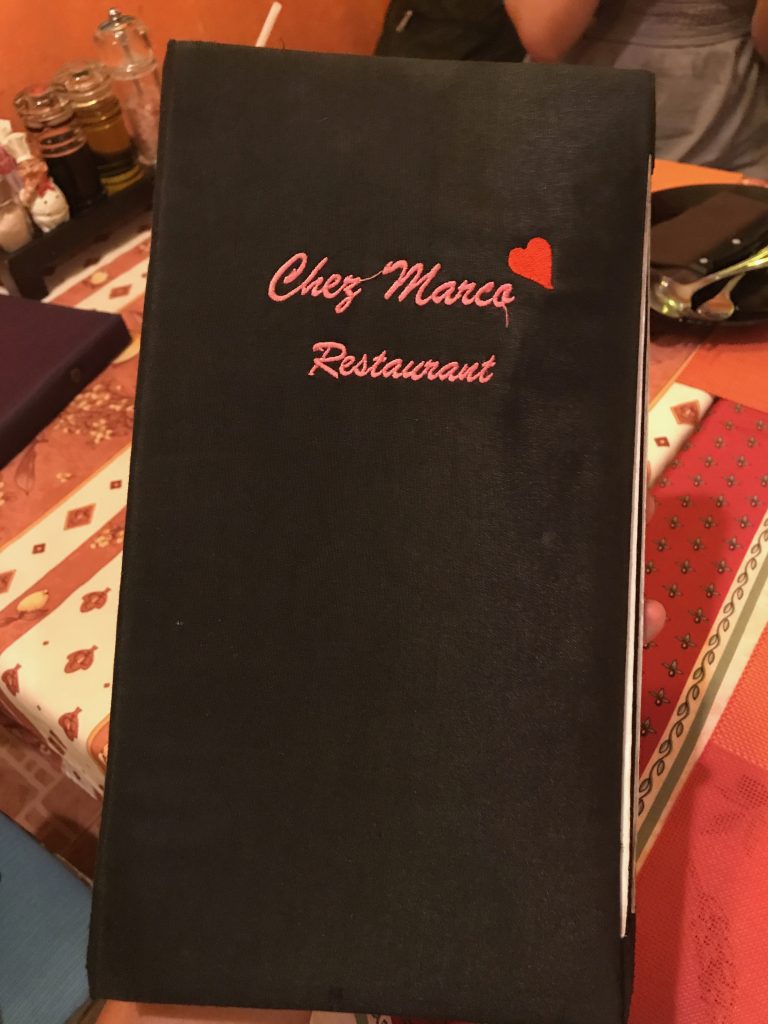 Chez Marco Restaurant and Barのメニュー