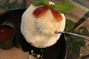 Strawberry Cheesecake Pingsu（600円）
