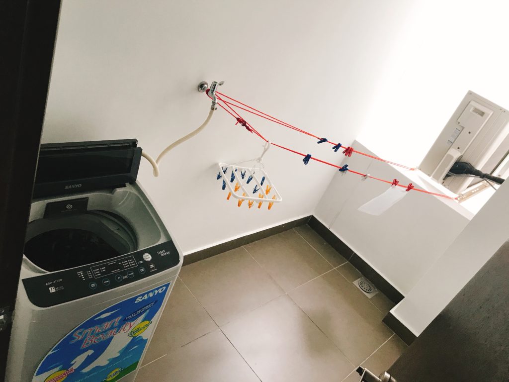 Molek Pulaiの屋外洗濯機